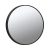 MINOTTI fi 600 tükör 20 mm alu kerettel matt fekete