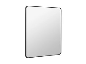 MINOTTI 600x800 mm matt fekete alu tükör 20 mm kerettel