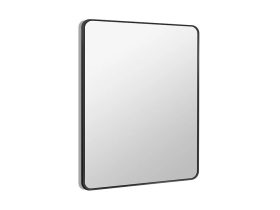 MINOTTI 500x700 mm matt fekete alu tükör 7,7 mm kerettel