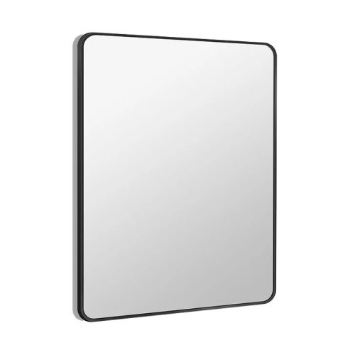 MINOTTI 500x700 mm matt fekete alu tükör 7,7 mm kerettel
