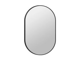 MINOTTI 500x800 mm matt fekete alu tükör 7,7 mm kerettel