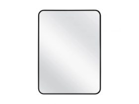 MINOTTI 600x800 mm tükör fekete alu kerettel