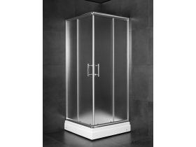 Zuhanykabin négyzet  MINOTTI 80x80x185 JA 5180 matt üveg