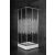 MINOTTI 90x90x185 zuhanykabin négyzetrácsos üveg 5 mm