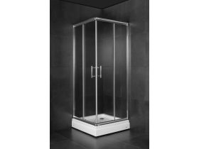 MINOTTI 80x80x185 zuhanykabin átlátszó üveg 5 mm