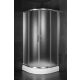 MINOTTI R800x185 íves zuhanykabin matt üveg 5 mm