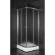 MINOTTI 80x80x185 zuhanykabin matt üveg 4 mm