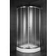 MINOTTI R800x185 íves zuhanykabin matt üveg 4 mm