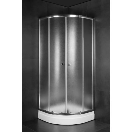 MINOTTI R900x185 íves zuhanykabin matt üveg 4 mm