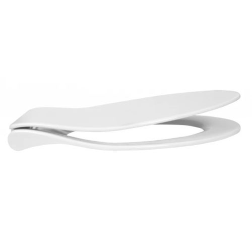 MINOTTI fehér duroplast soft close SLIM WC ülőke, levehető