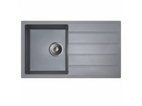 MILO METRO gránit mosogató 76x44 Diamond grey, szifonnal