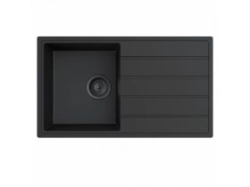 MILO METRO gránit mosogató 76x44 Lava stone, szifonnal