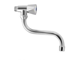 Hideg vizes csaptelep, alsó kifolyással, fi 18, 15 cm