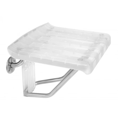 MINOTTI zuhanykabinos szék, falra szerelhető, átlátszó