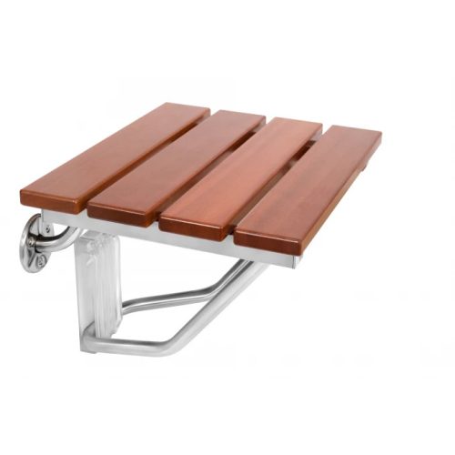 MINOTTI zuhanykabinos szék, falra szerelhető, fa