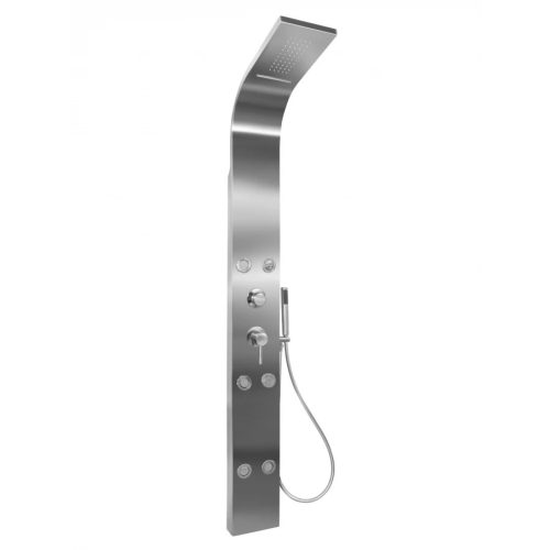 MINOTTI masszázs zuhanypanel vízeséssel, inox