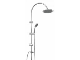 MINOTTI felszálló zuhanyszett kerek fejjel, króm-fekete