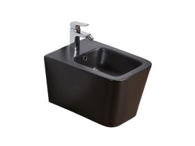 PIANO fali bidé, matt fekete