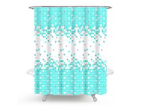 MINOTTI zuhanyfüggöny 2000x1800 mm, türkiz