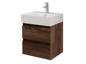 LINEART PLAZA 500 fürdőszobaszekrény Navarro mosdóval