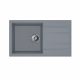 MILO RETTO 78x46 gránit mosogató Diamond grey színben
