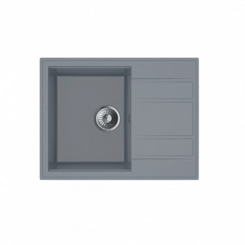 MILO RETTO 65x50 gránit mosogató Diamond grey színben