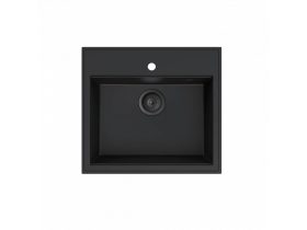 MILO RETTO 56x51 gránit mosogató Lava stone színben