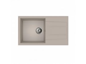 MILO RETTO 78x46 gránit mosogató Pure sand színben