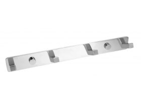 MINOTTI 3 akasztós szögletes fali fogas réz