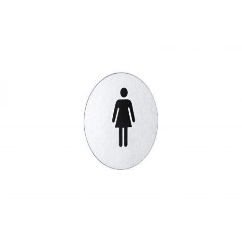 MINOTTI női WC jelzés öntapadós króm