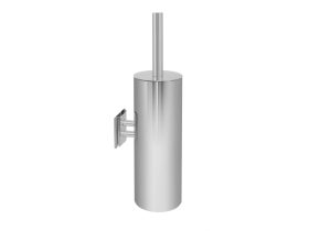 MINOTTI WC kefe tartó kerek fali, INOX