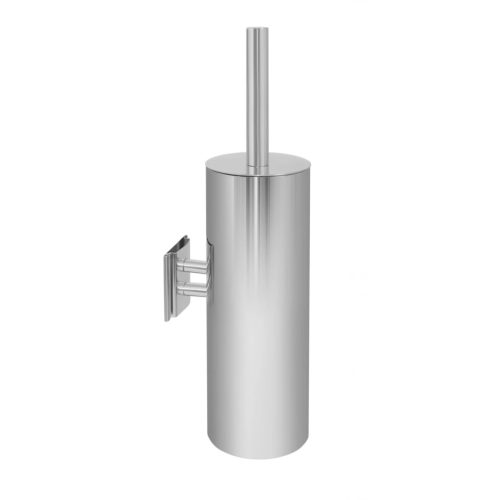 MINOTTI WC kefe tartó kerek fali, INOX